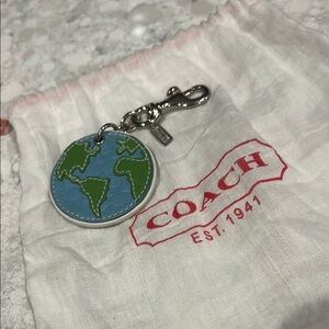 Coach Earth Keychain
